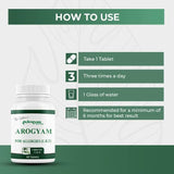 Arogyam U.R.T. Tablets for Allergies, 60 Tablets x2 Units