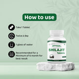 Shilajit Tablets by Arogyam, 60 Tablets