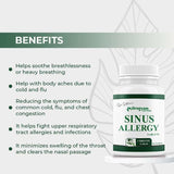 Sinus Tablets for Allergies, 60 Tablets x2 Units