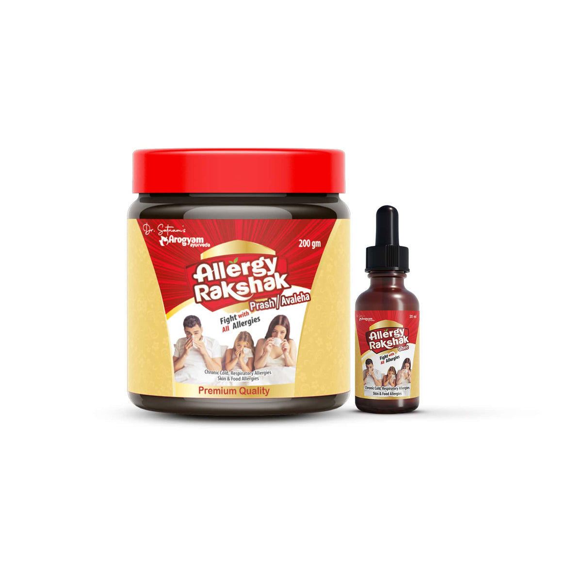 Allergy Rakshak Prash and Ghee Combo