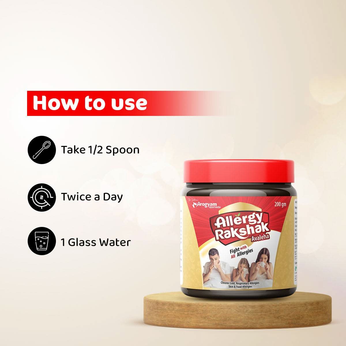 Allergy Rakshak Prash and Ghee Combo