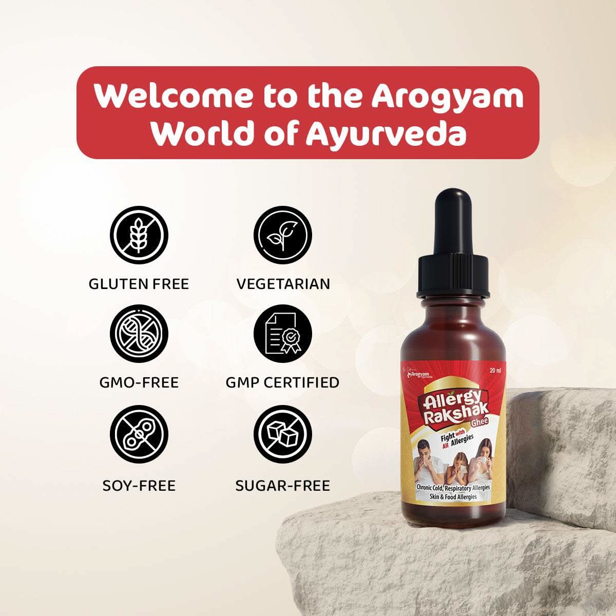 Allergy Rakshak Ghee By Arogyam Pack of 2
