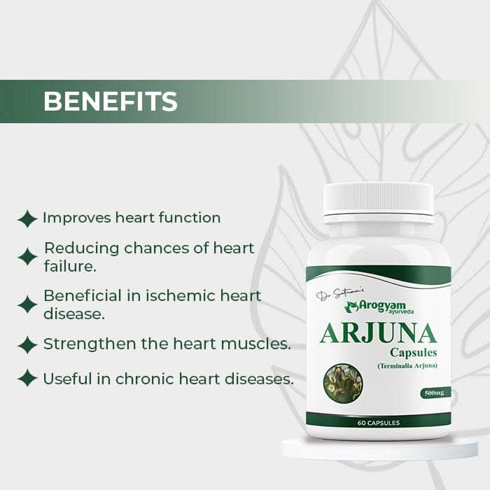 Arjuna Capsules by Arogyam, 60 Capsules