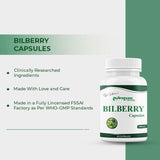Bilberry Capsules by Arogyam, 60 Capsules
