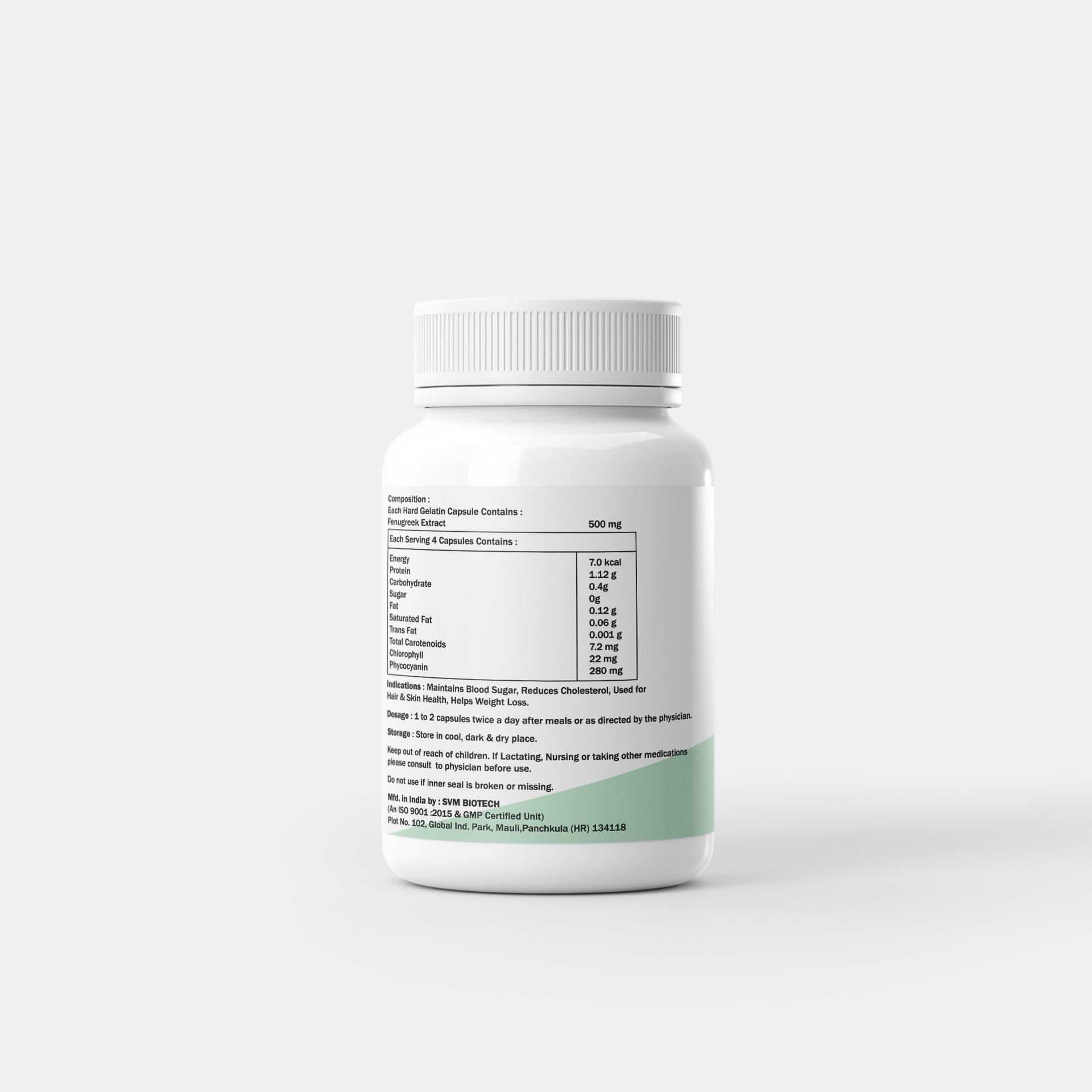 Fenugreek Capsules by Arogyam, 30 Capsules