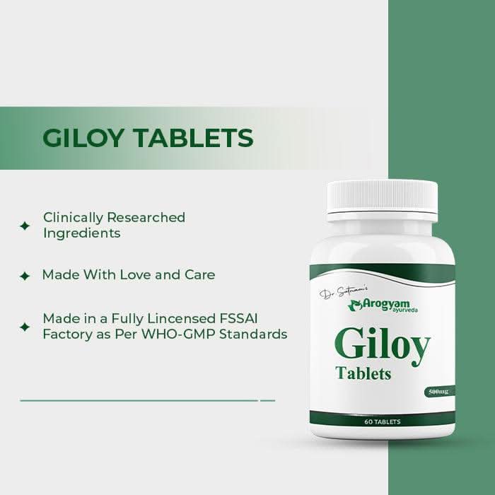 Giloy Tablets by Arogyam, 60 Tablets