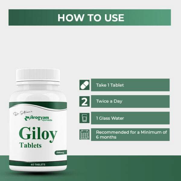 Giloy Tablets by Arogyam, 60 Tablets