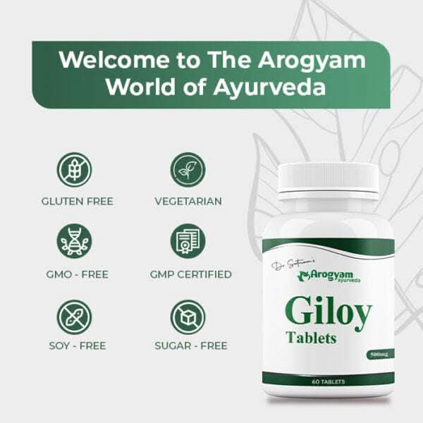 Giloy Tablets by Arogyam, 60 Tablets