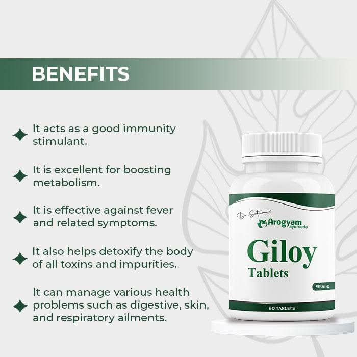 Giloy Tablets by Arogyam, 60 Tablets