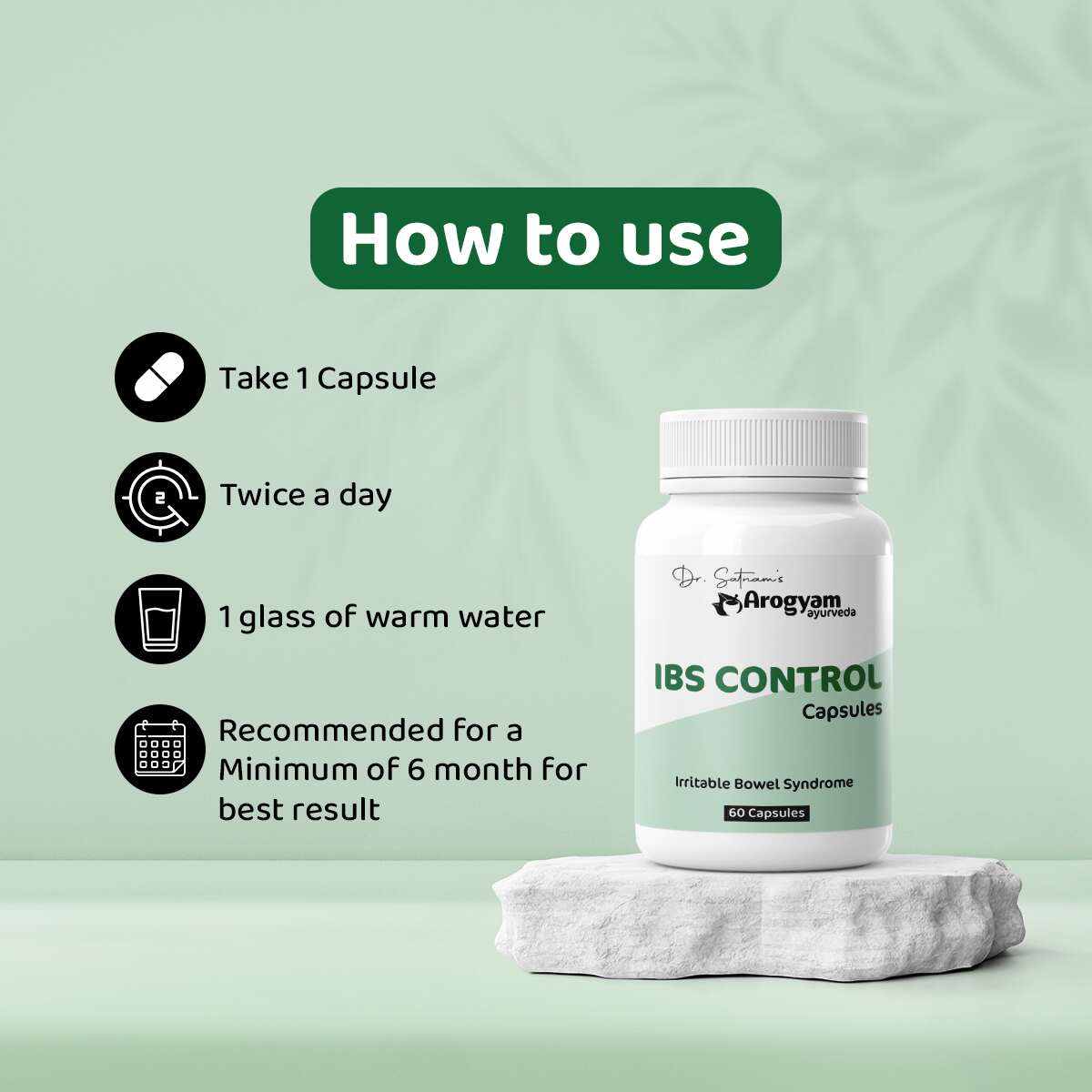 Wheatgrass Capsules by Arogyam, 30 Capsules
