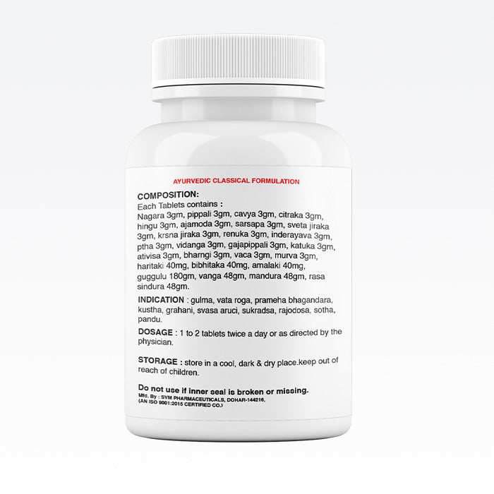 Maha Yograj Guggulu Tablets, 60 Tablets