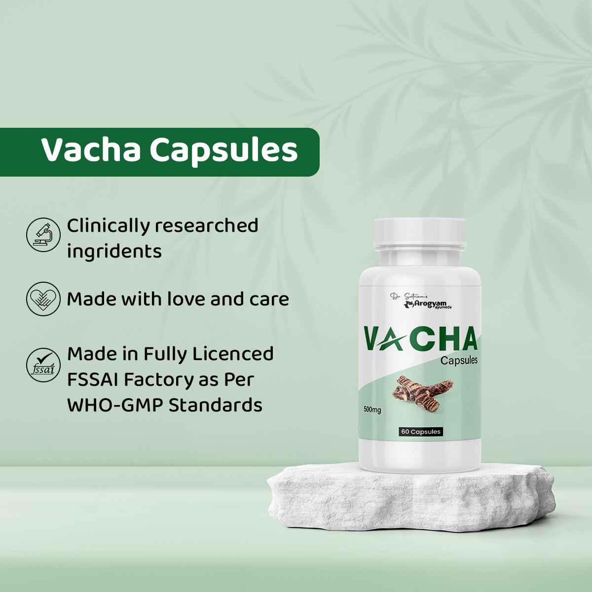 Vacha Capsules, 60 Capsules