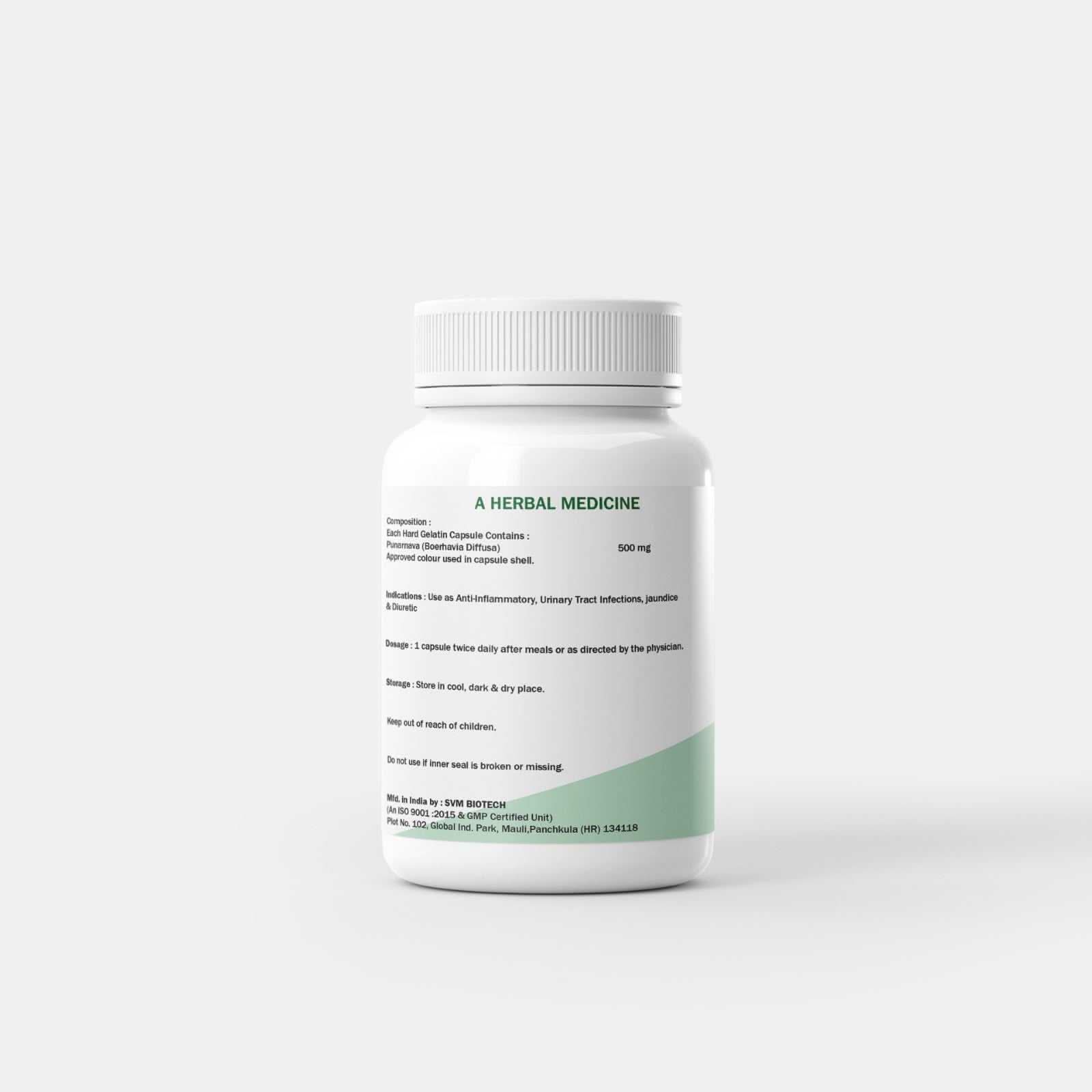 Punarnava Capsules by Arogyam, 60 Capsules