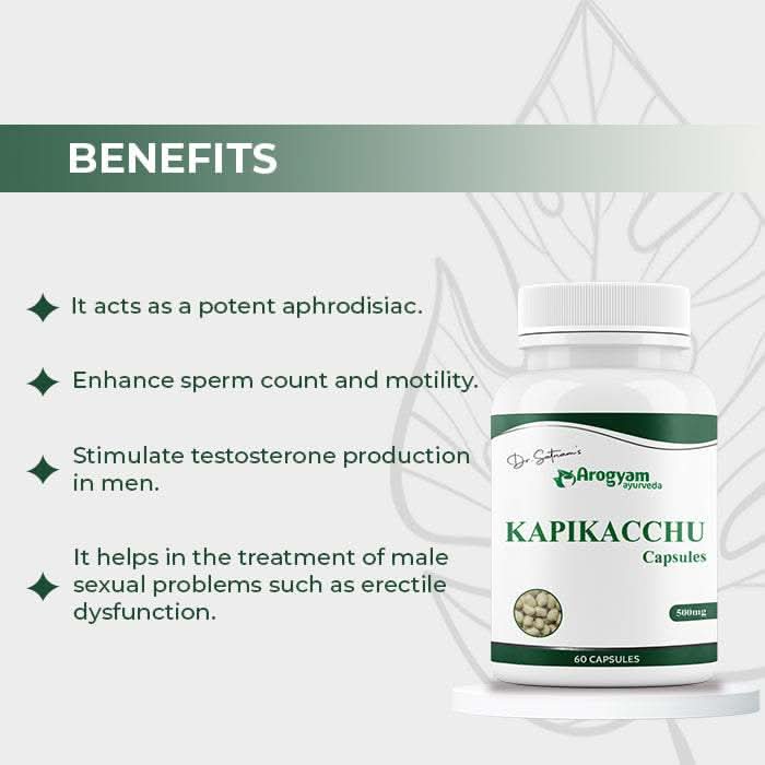 Kapikachhu Capsules by Arogyam, 60 Capsules