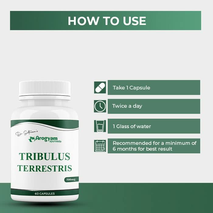 Tribulus Terrestris Capsules, 60 Capsules