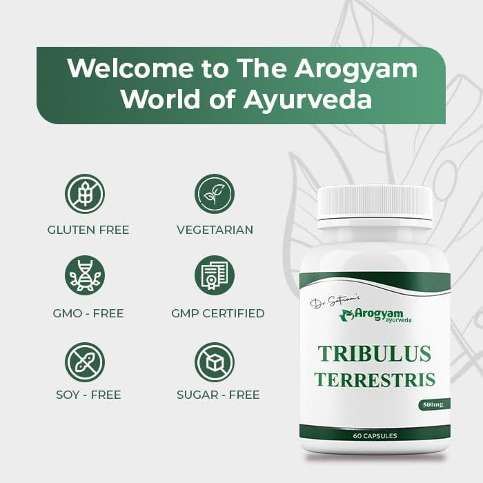 Tribulus Terrestris Capsules, 60 Capsules